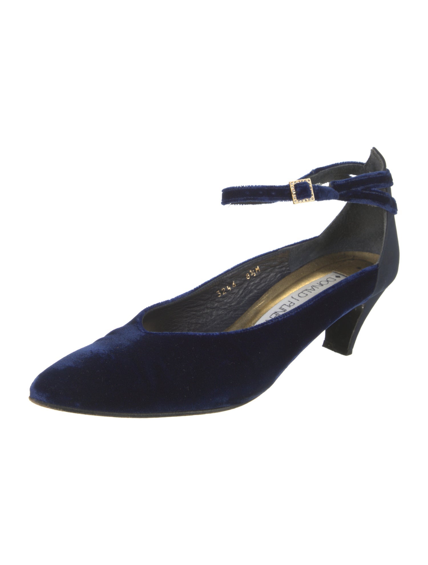 Donald Pliner Velvet D'Orsay Pumps