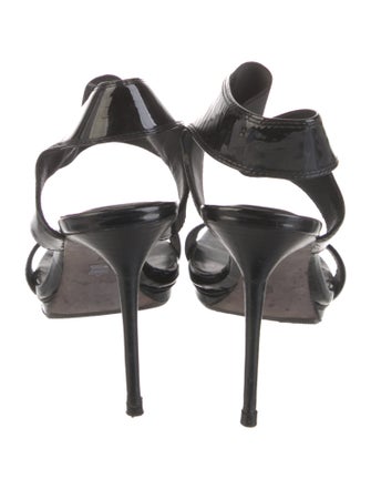 Donald Pliner Patent Leather Slingback Sandals