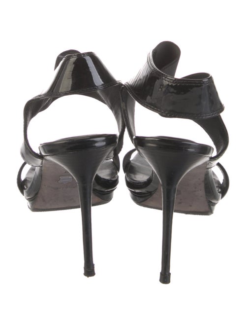 Donald Pliner Patent Leather Slingback Sandals
