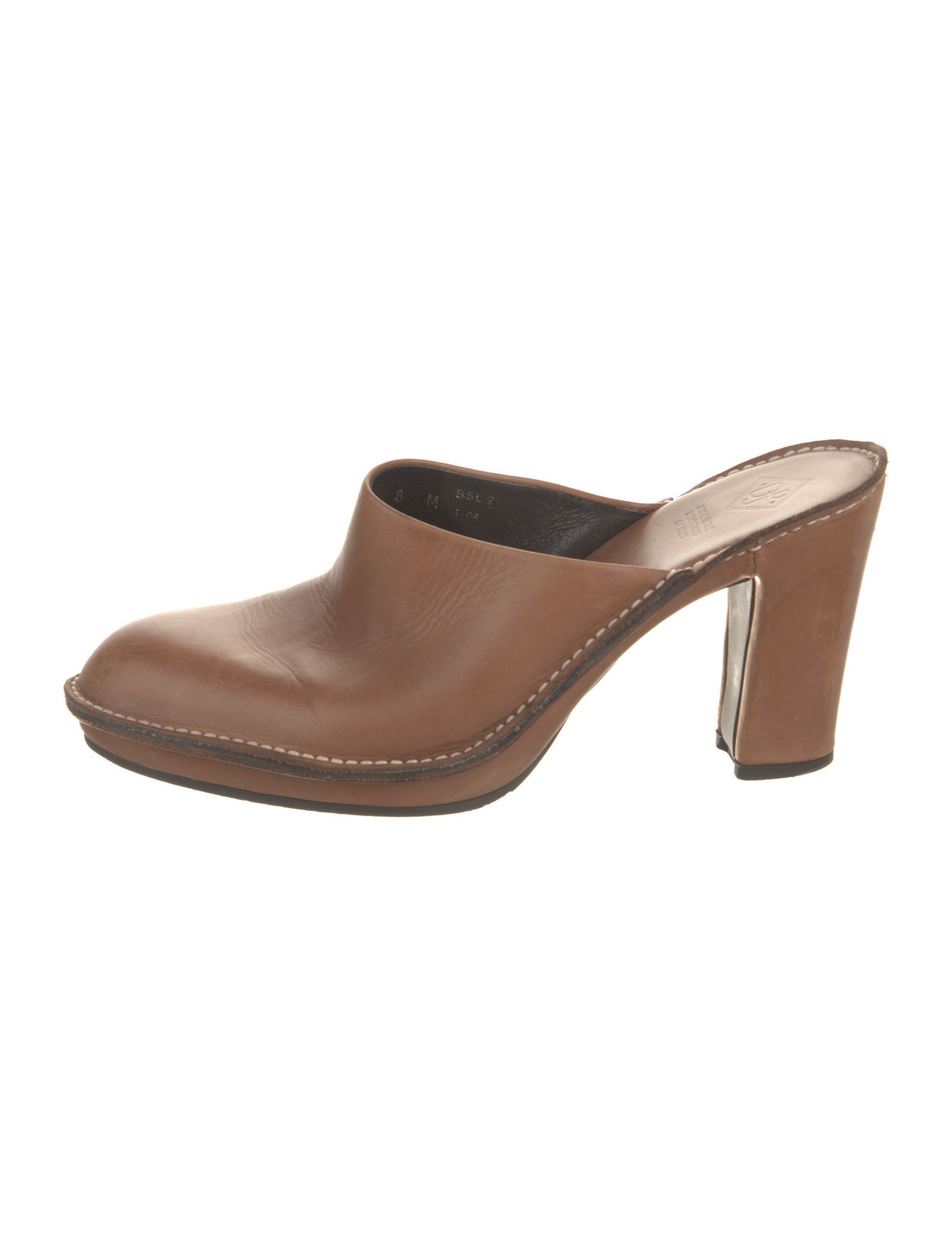 Donald Pliner Leather Mules