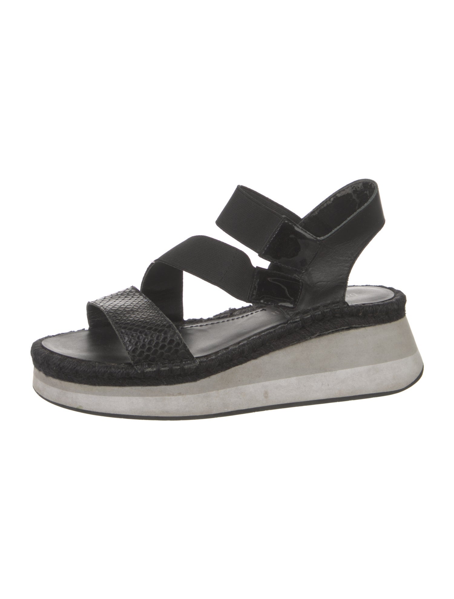 Donald Pliner Leather Braided Accents Slingback Sandals