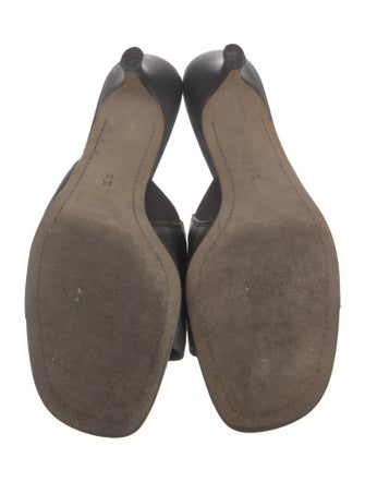 Donald Pliner Leather Slides