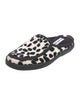 Donald Pliner Velvet Animal Print Mules