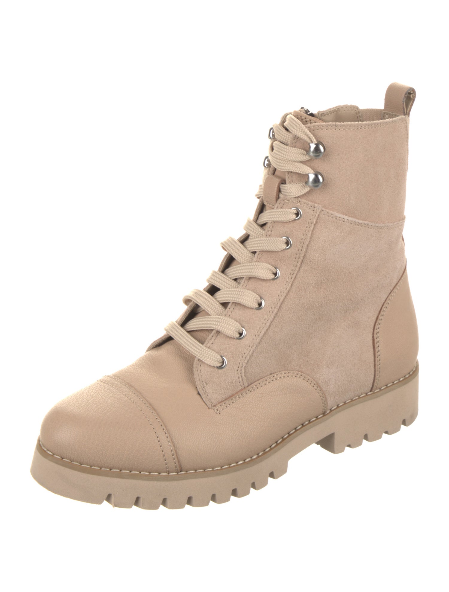 Donald Pliner Suede Combat Boots