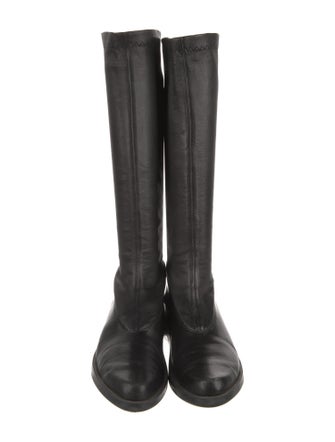 Robert Clergerie Leather Riding Boots
