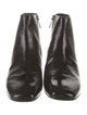 Donald Pliner Patent Leather Colorblock Pattern Chelsea Boots