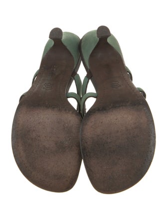 Donald Pliner Leather Printed Flip Flops