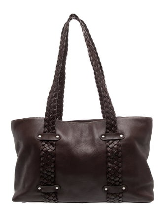 Donald Pliner Leather Top Handle Bag