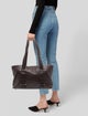 Donald Pliner Leather Top Handle Bag