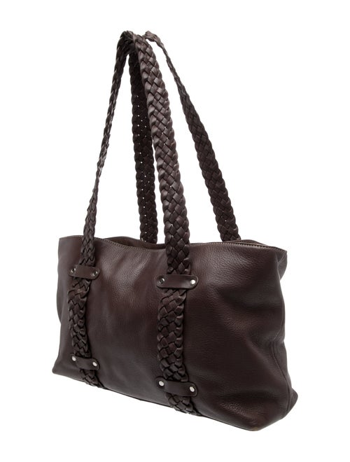 Donald Pliner Leather Top Handle Bag