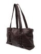 Donald Pliner Leather Top Handle Bag