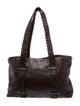 Donald Pliner Leather Top Handle Bag