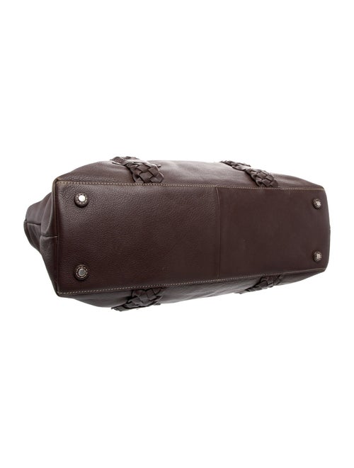 Donald Pliner Leather Top Handle Bag