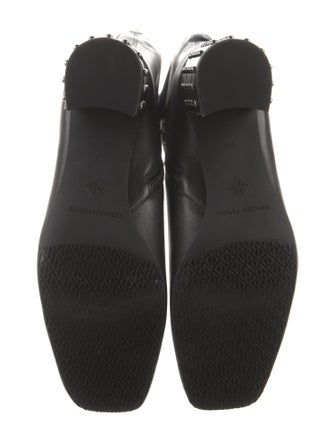 Donald Pliner Leather Studded Accents Riding Boots