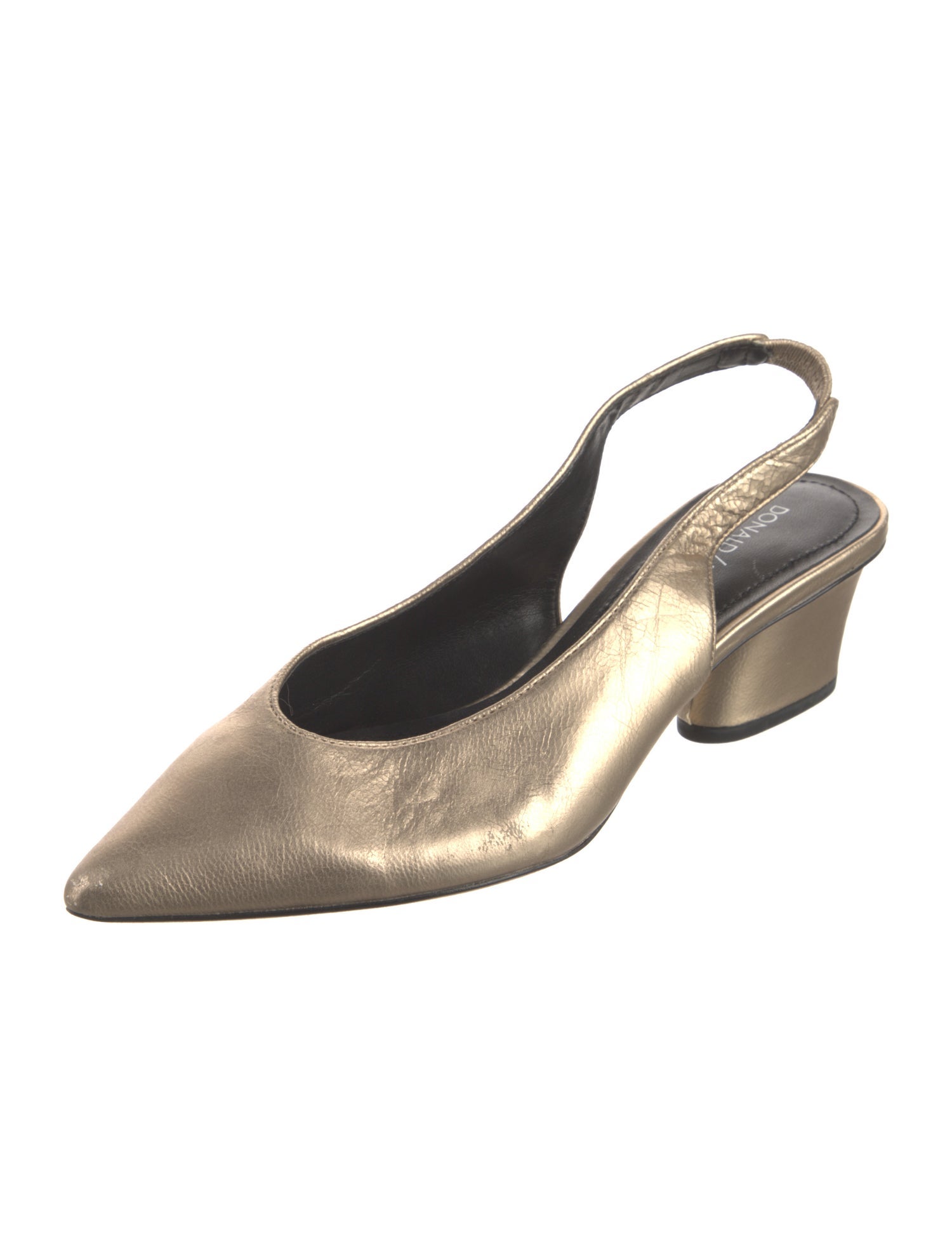 Donald Pliner Leather Slingback Pumps