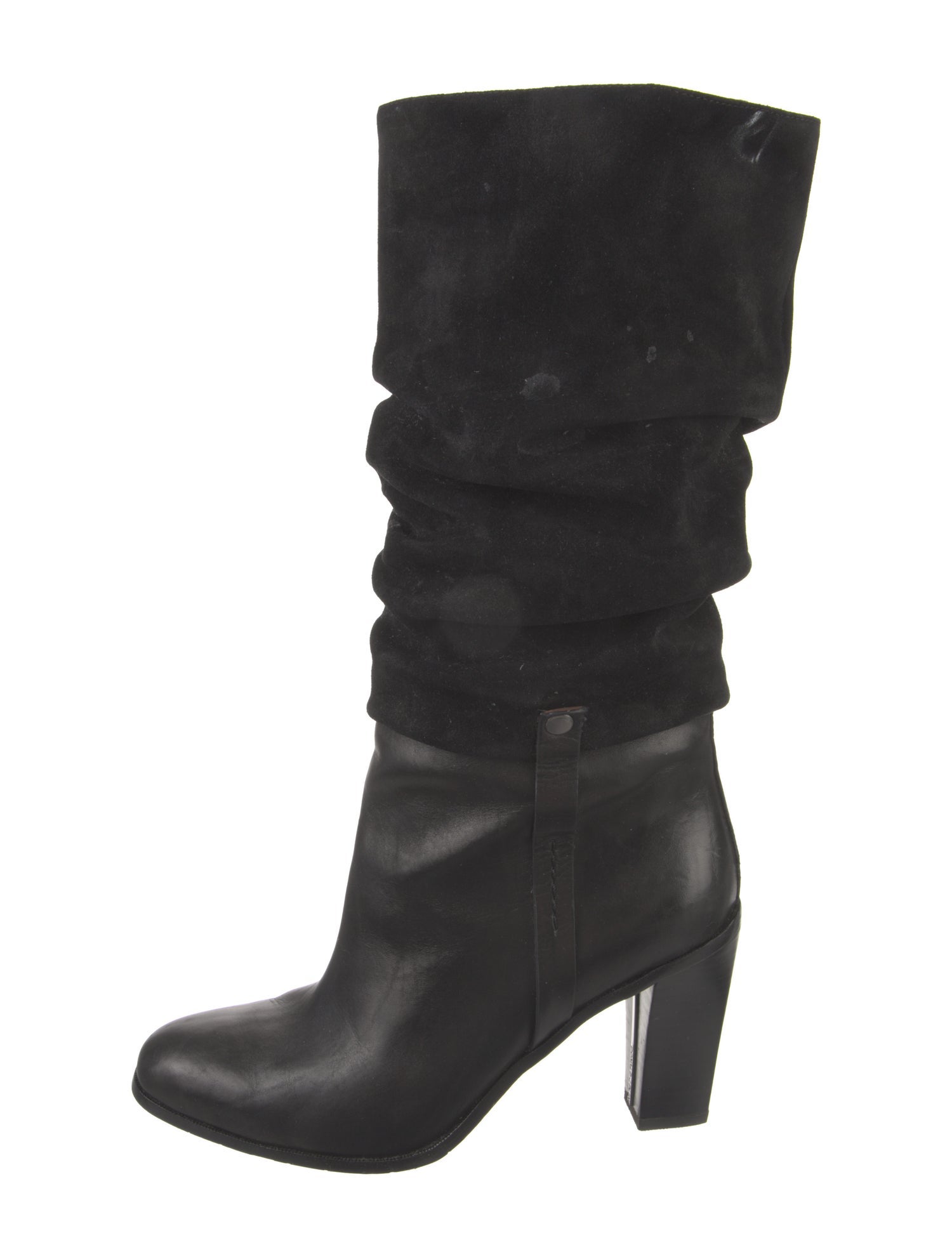 Donald Pliner Leather Slouch Boots