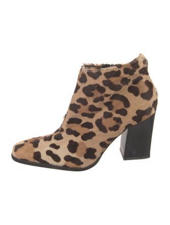 Donald Pliner Ponyhair Animal Print Boots