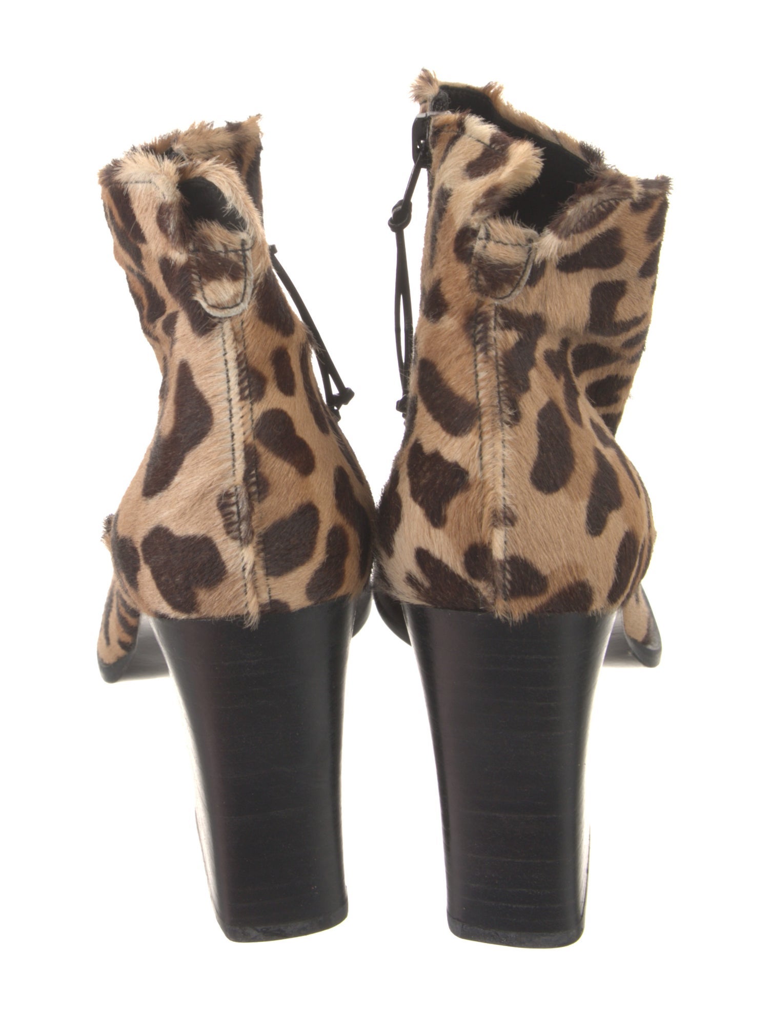 Donald Pliner Ponyhair Animal Print Boots