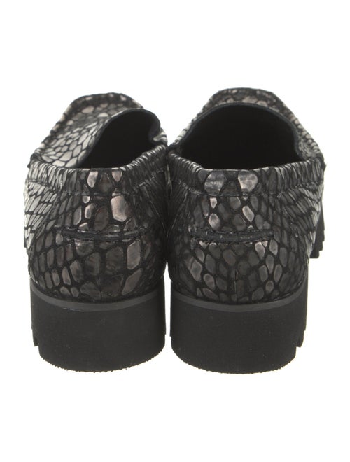 Donald Pliner Suede Animal Print Loafers
