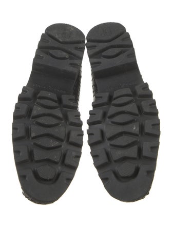 Donald Pliner Suede Animal Print Loafers