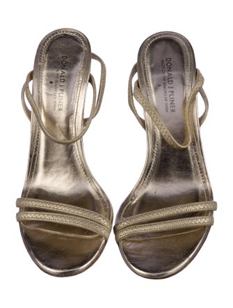Donald Pliner Leather Slingback Sandals