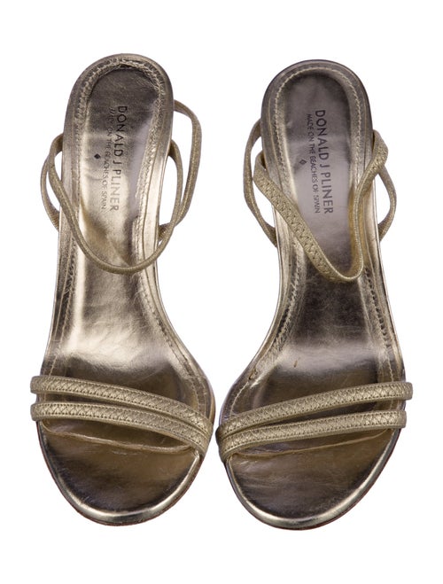 Donald Pliner Leather Slingback Sandals