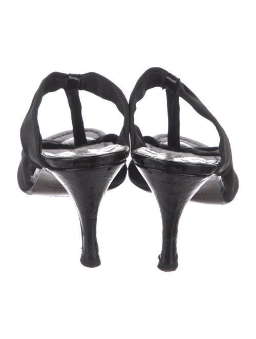 Donald Pliner Leather T-Strap Sandals