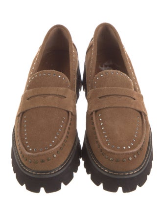 Donald Pliner Suede Loafers