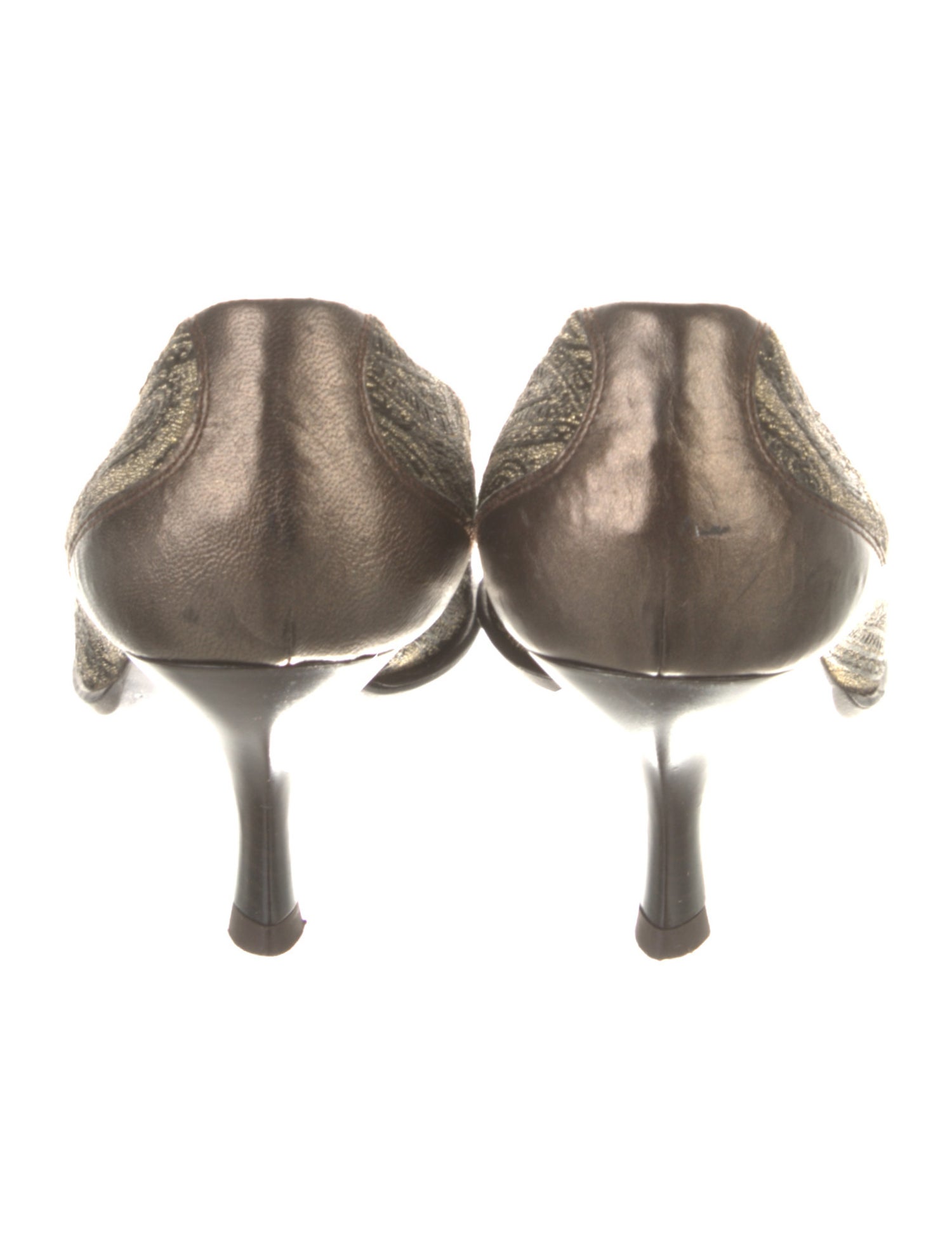 Donald Pliner Lace Printed Pumps