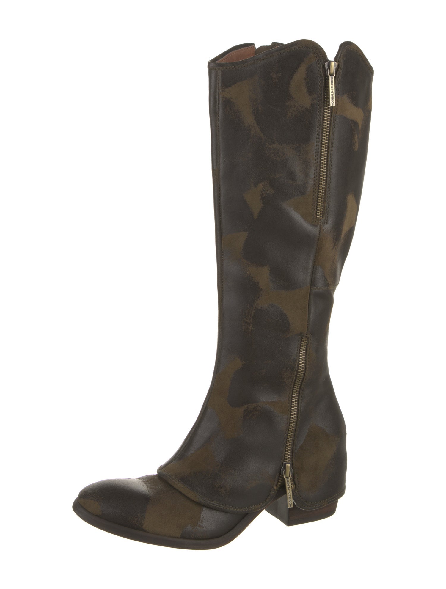 Donald Pliner Leather Riding Boots