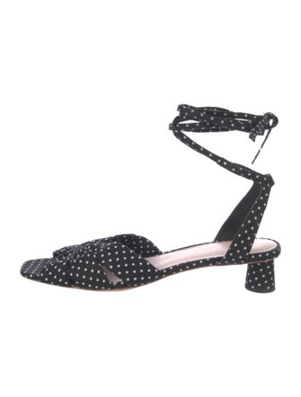 Donald Pliner Polka Dot Print Gladiator Sandals