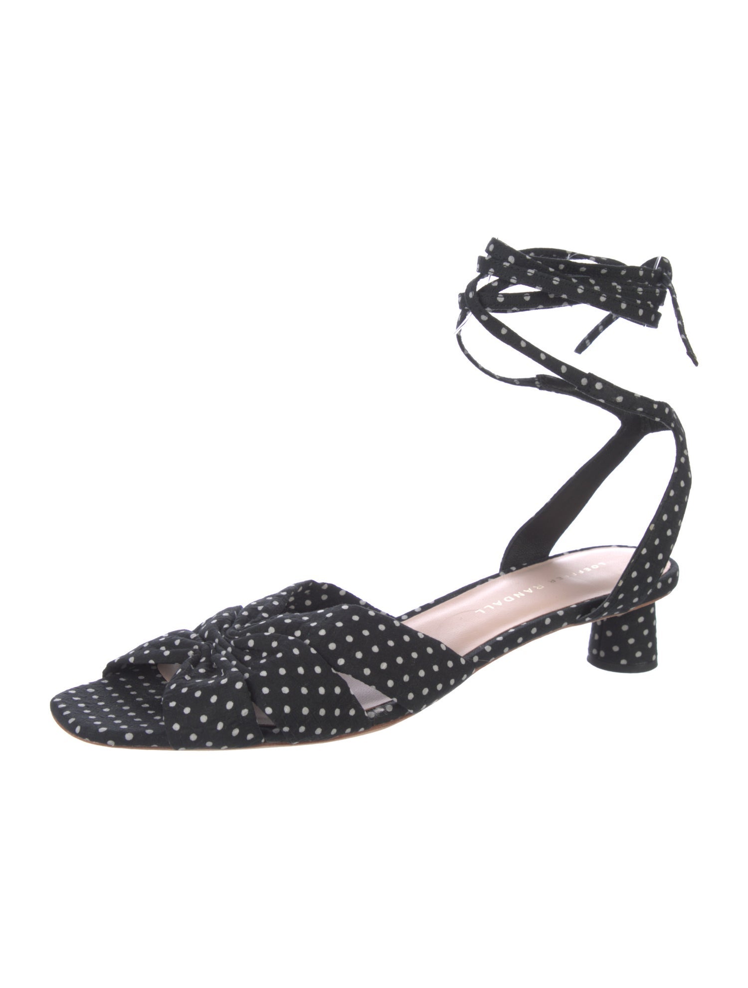 Donald Pliner Polka Dot Print Gladiator Sandals
