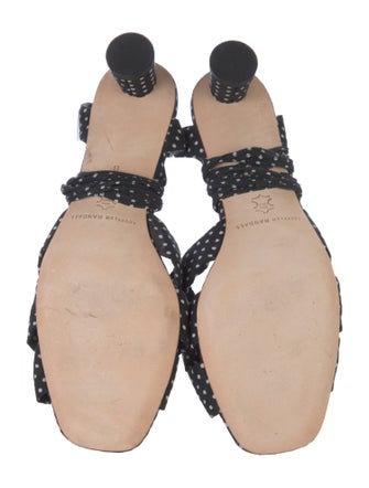 Donald Pliner Polka Dot Print Gladiator Sandals