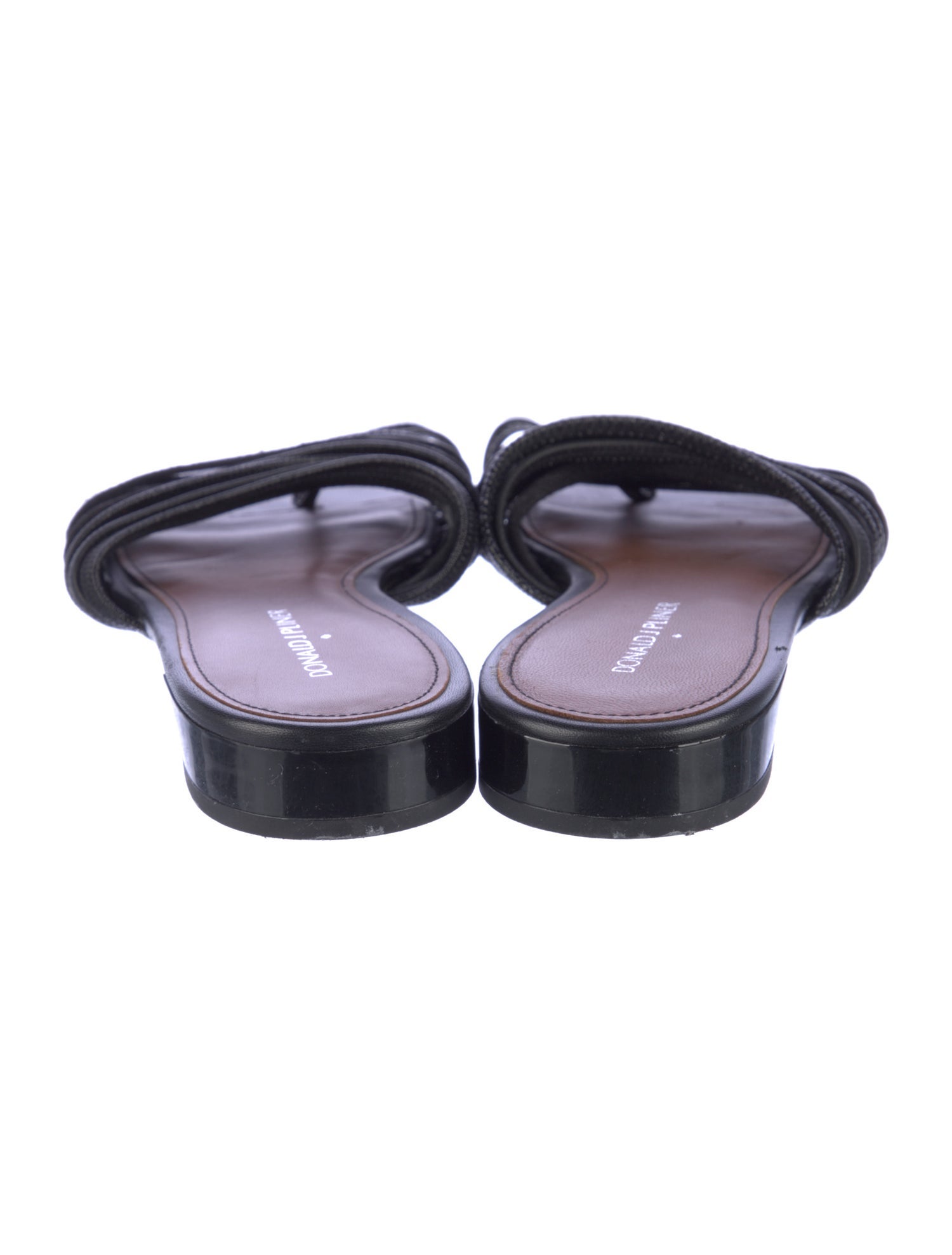 Donald Pliner Leather Mules