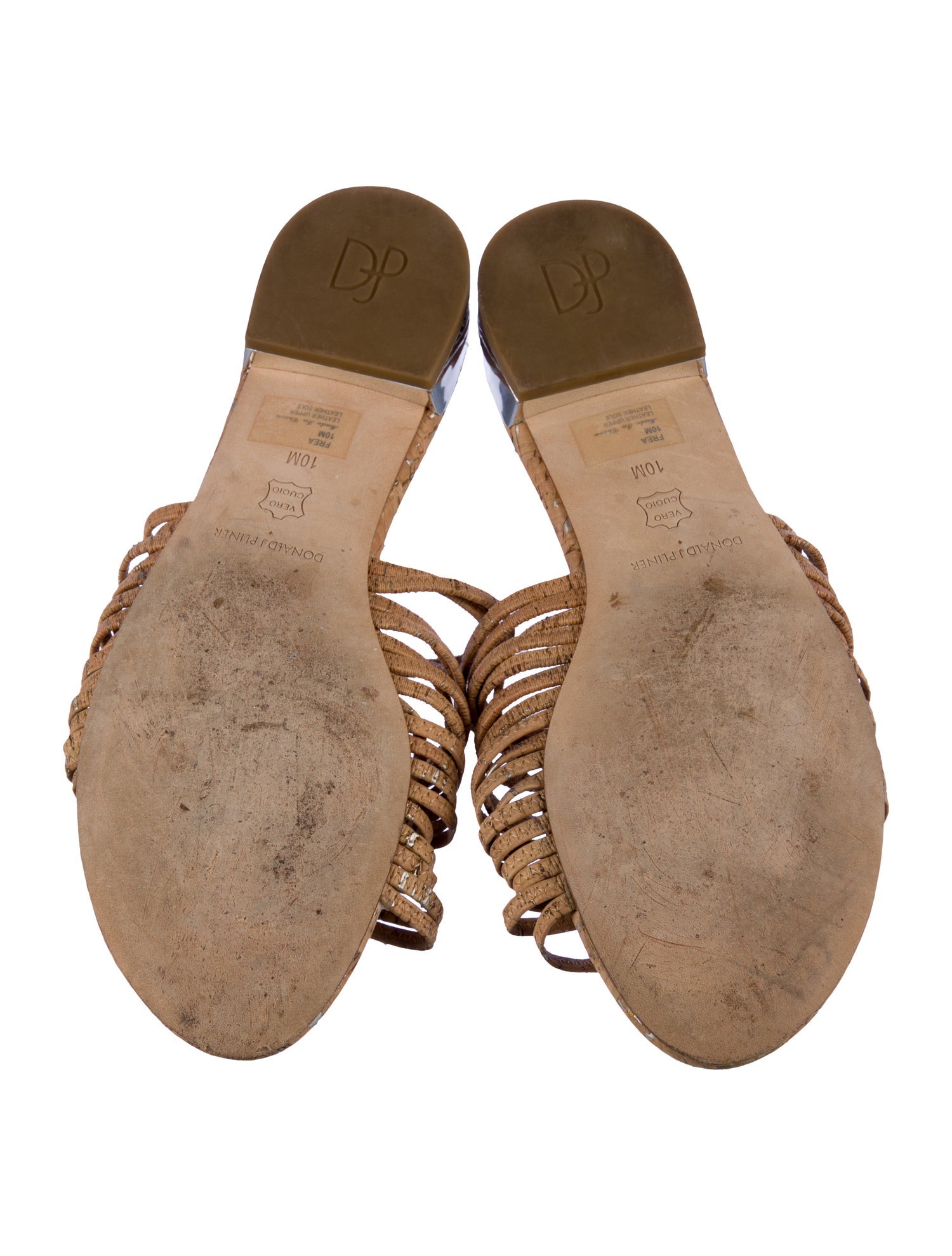 Donald Pliner Leather Trim Embellishment Mules