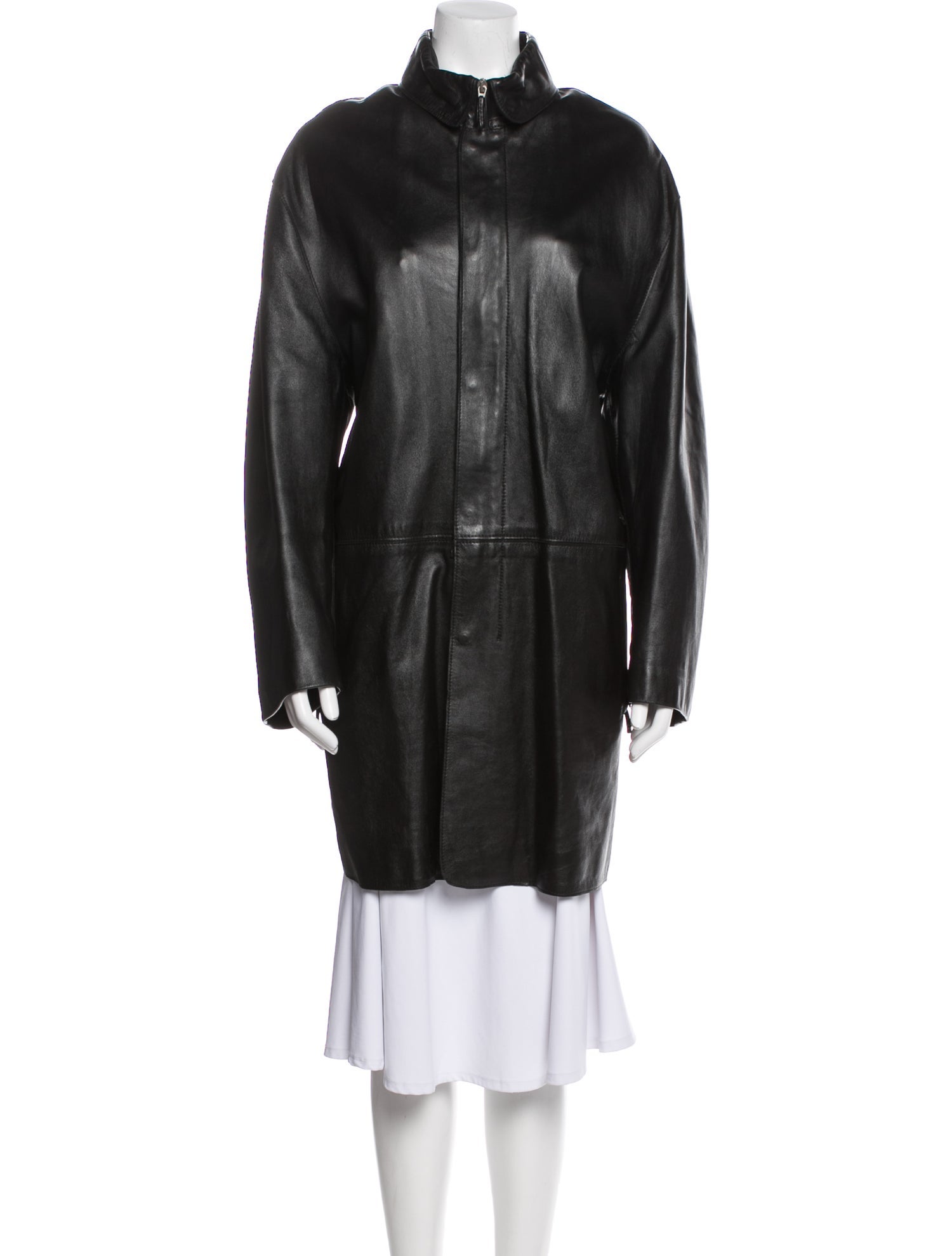 Donald Pliner Leather Coat