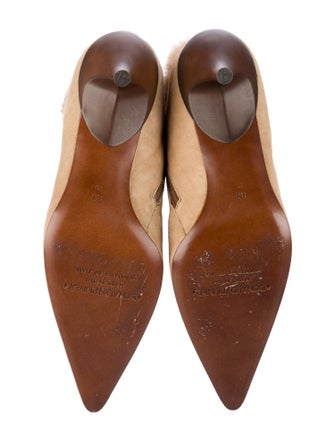 Donald Pliner Suede Fur Trim Boots