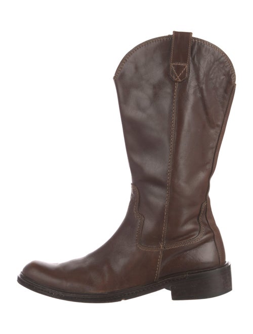 Donald Pliner Leather Western Boots