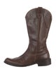 Donald Pliner Leather Western Boots