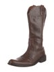 Donald Pliner Leather Western Boots