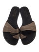 Donald Pliner Suede Slides