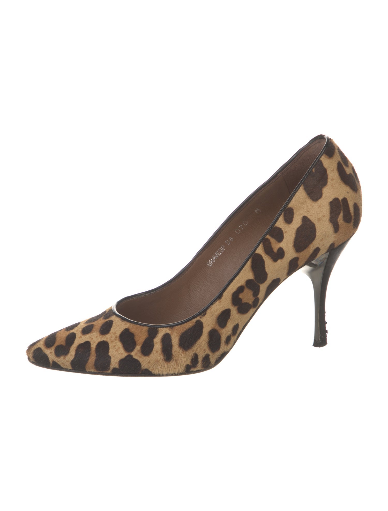 Donald Pliner Ponyhair Animal Print Pumps
