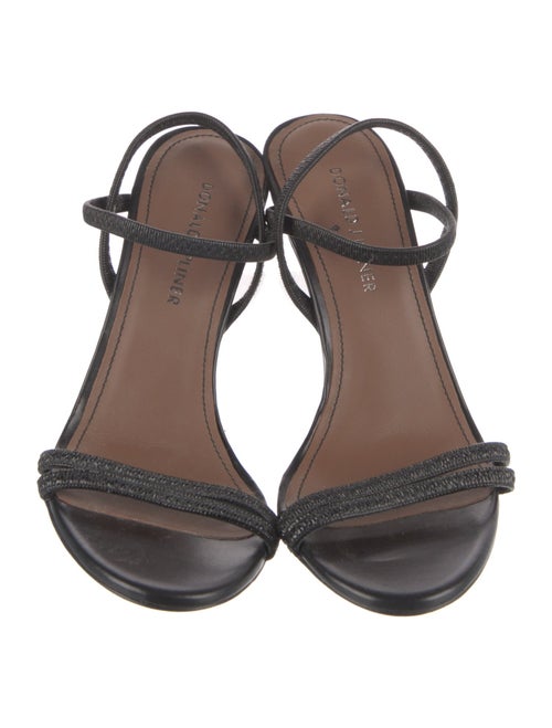 Donald Pliner Leather Slides