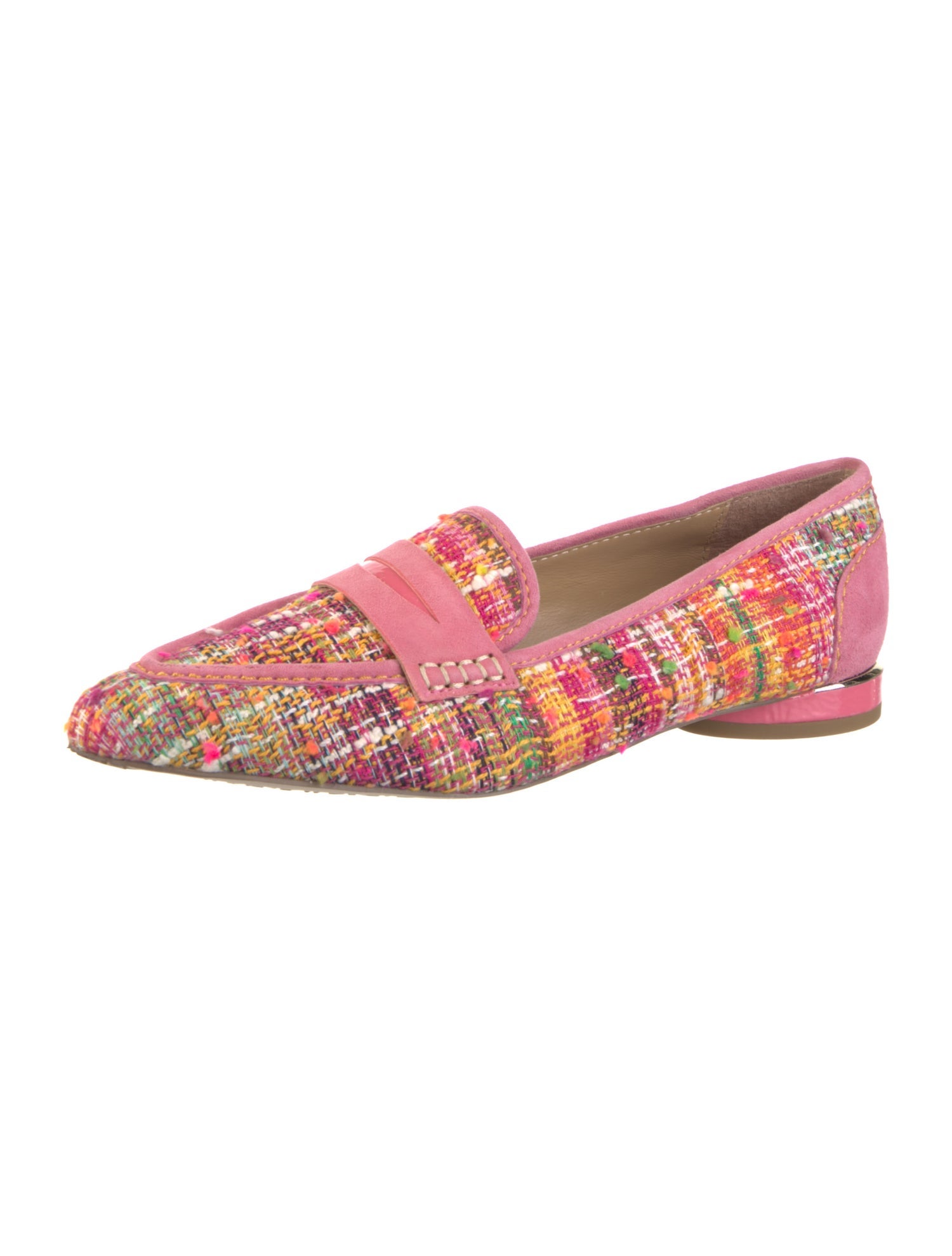 Donald Pliner Tweed Tweed Pattern Loafers