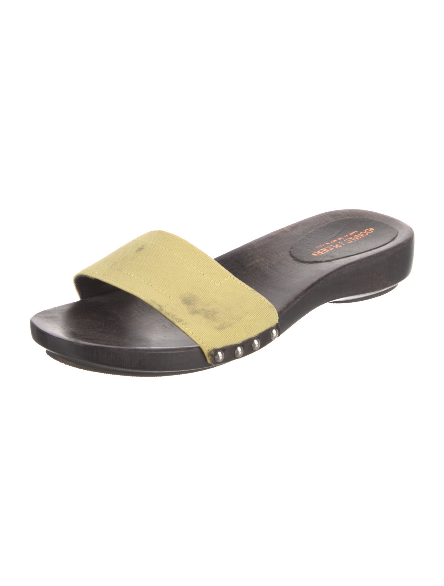 Donald Pliner Canvas Printed Slides