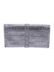 Donald Pliner Embossed Leather Clutch