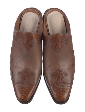 Donald Pliner Leather Mules