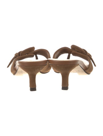 Donald Pliner Suede Slides