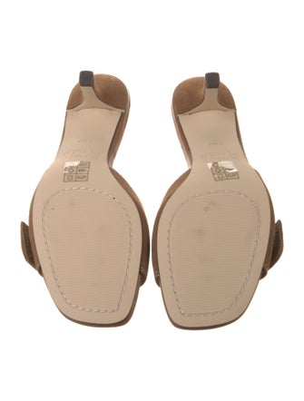 Donald Pliner Suede Slides