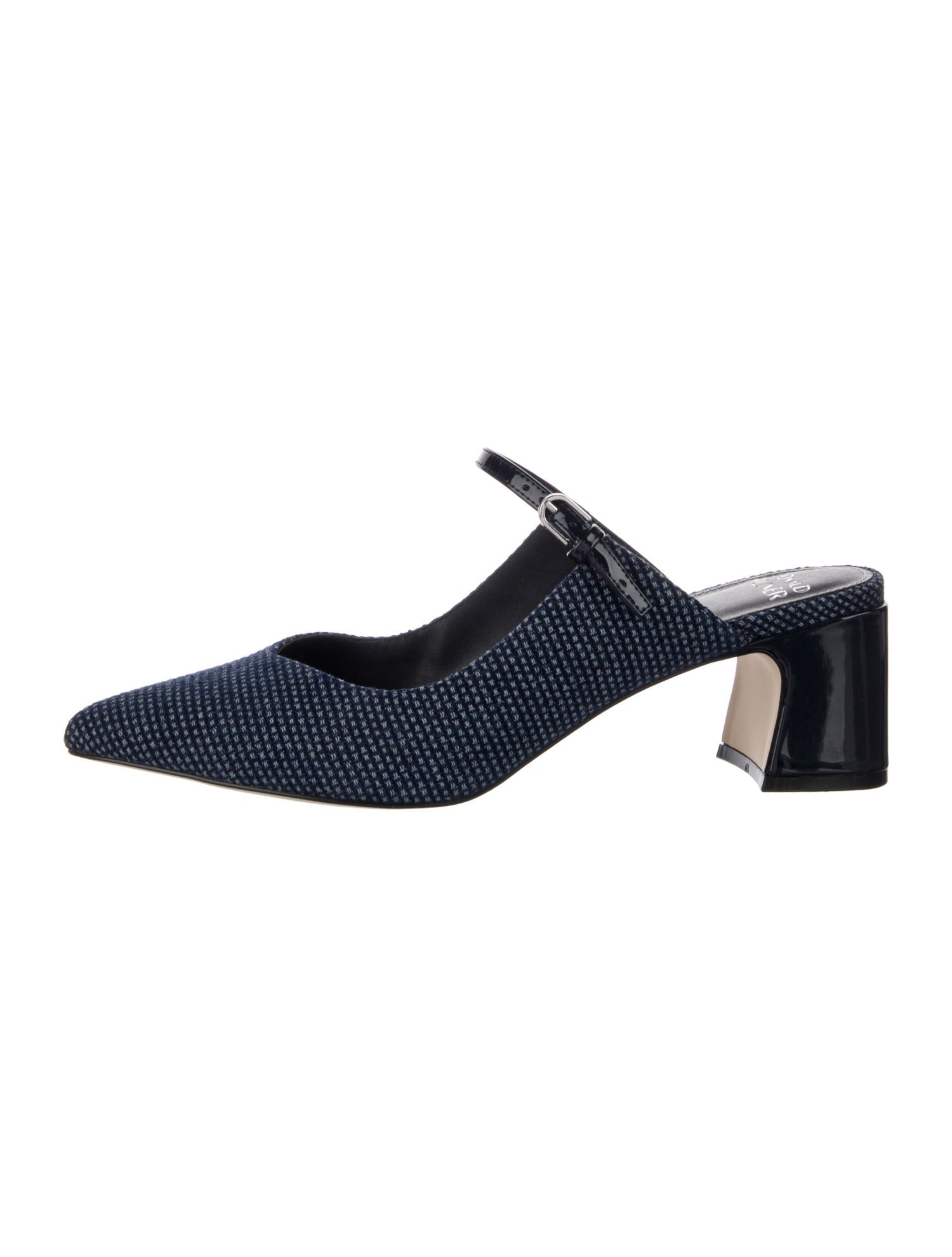 Donald Pliner Leather Trim Embellishment Mules